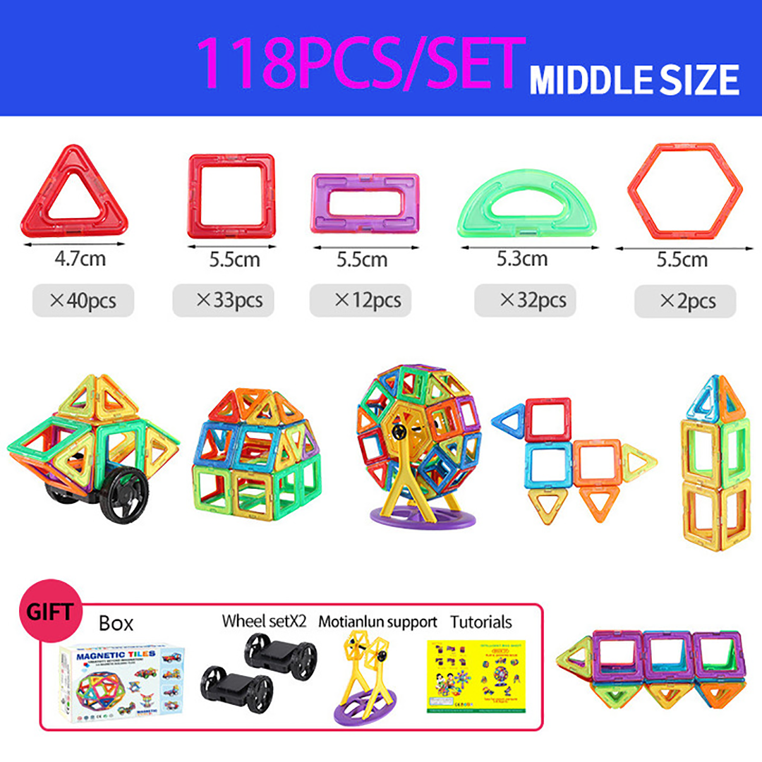 Magnetyczne klocki – Rozwijaj swoją kreatywność dzięki płytkom konstrukcyjnym