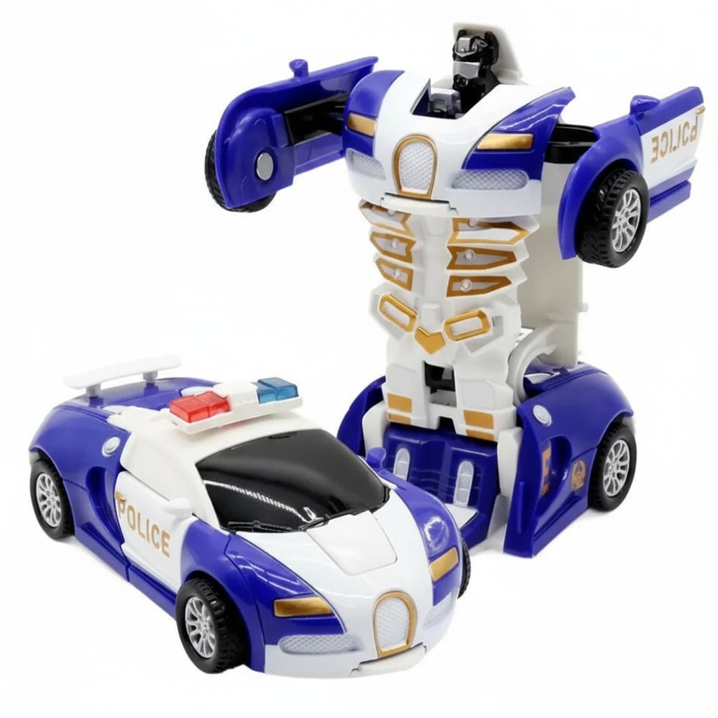 Auto zmieniające się w robota, wersja niebieska