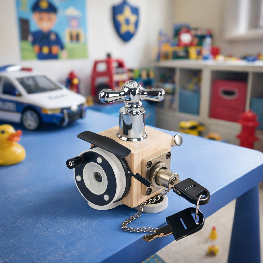 Busy Cube – Rozwijanie motoryki małej dzięki wszechstronnej zabawce edukacyjnej – widok produktu 5 | Kidartsy
