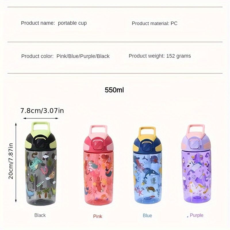 Butelka dla dzieci 550 ml – widok produktu 2 | Kidartsy