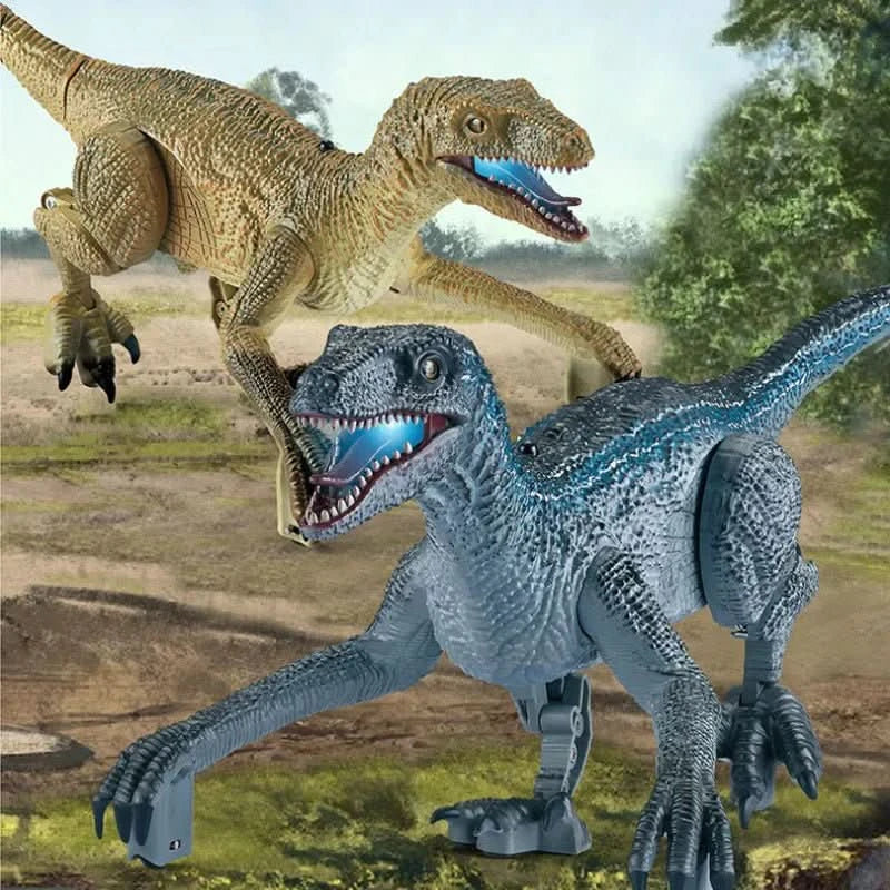 Dinozaur zdalnie sterowany welociraptor, dwie wersje kolorystyczne