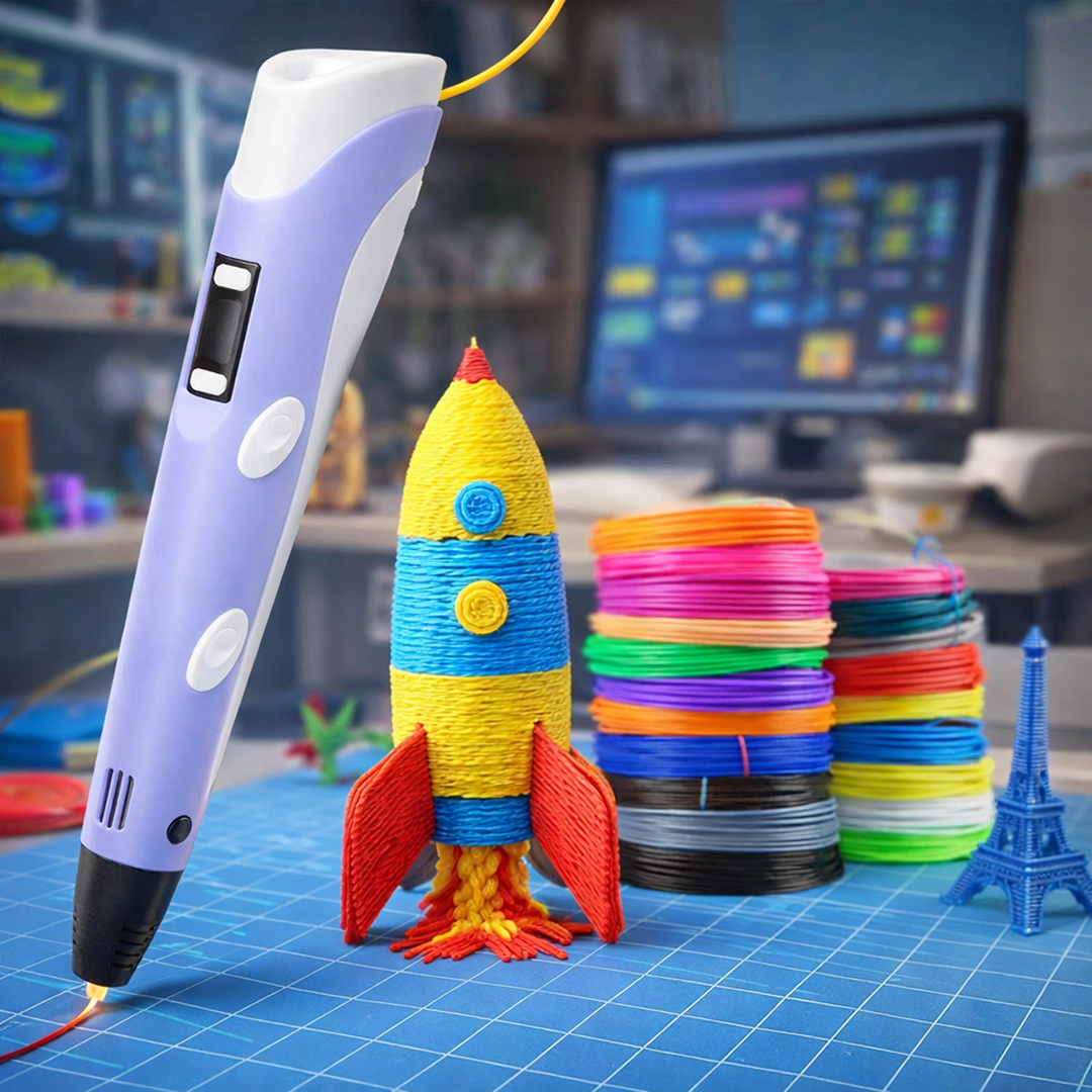 Długopis do druku 3D do kreatywnego projektowania – Rysuj i buduj w 3D z zabawą – widok produktu 9 | Kidartsy