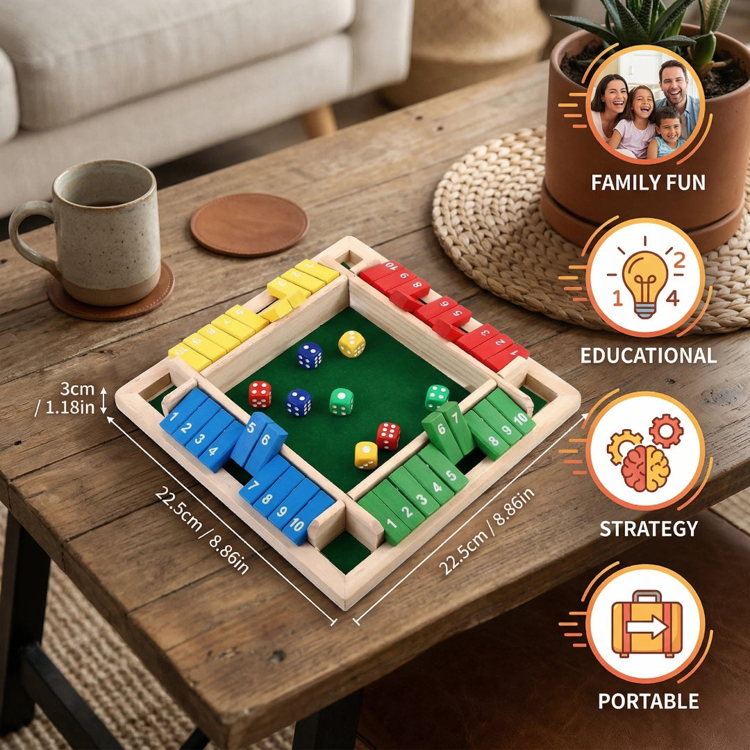 Gra Shut the Box – widok produktu 5 | Kidartsy