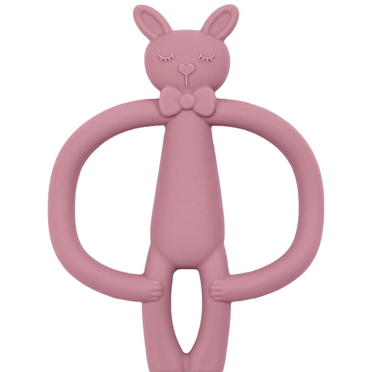 Gryzak silikonowy króliczek, gryzak z przodu
