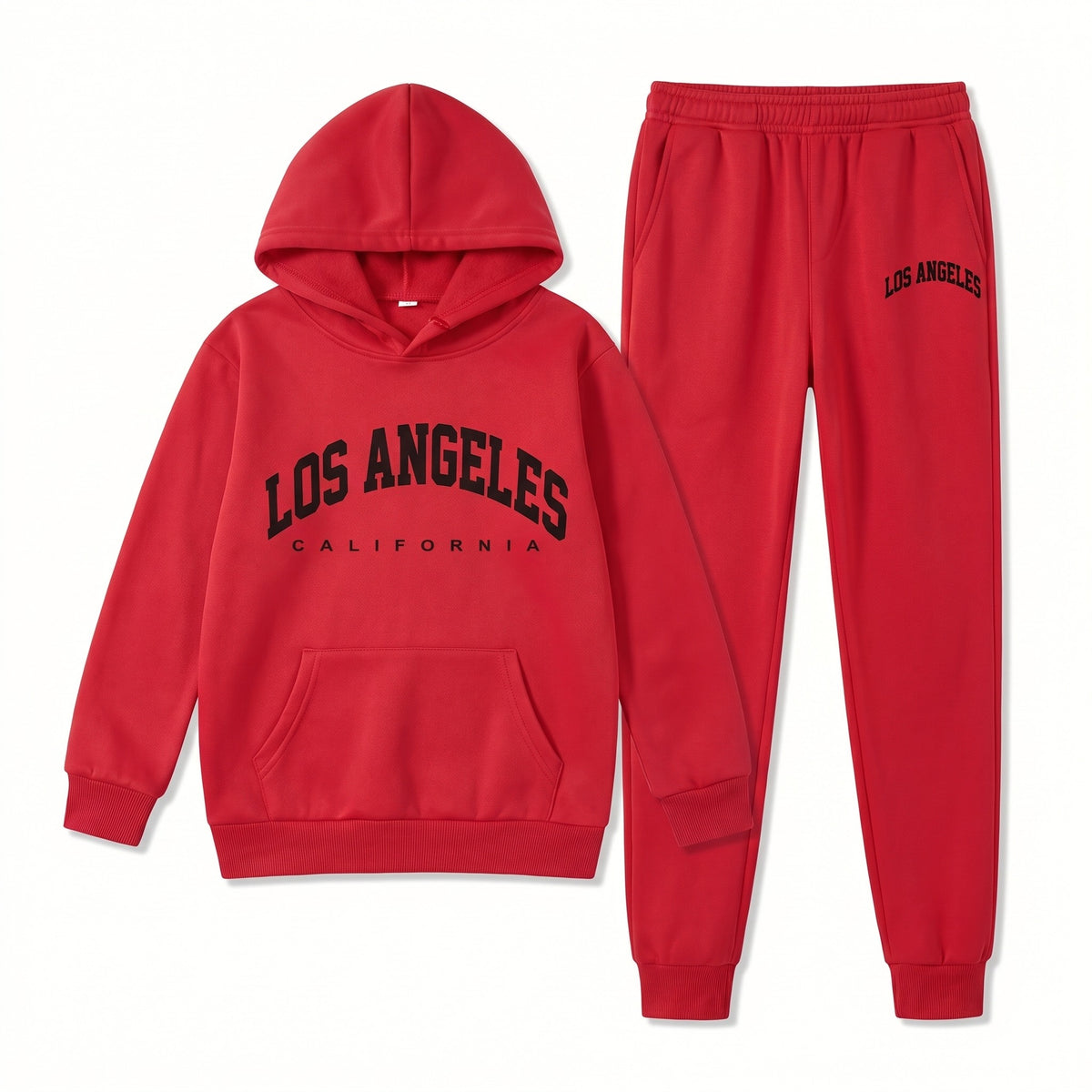 Komplet dresowy chłopięcy Los Angeles, czerwony