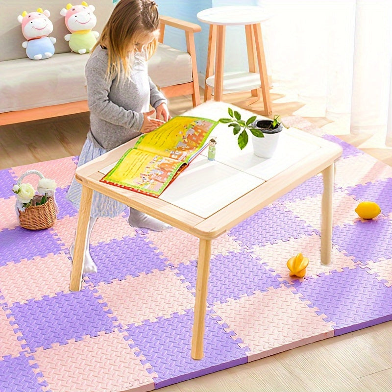 Mata piankowa puzzle 10 elementów, mata pod stolikiem