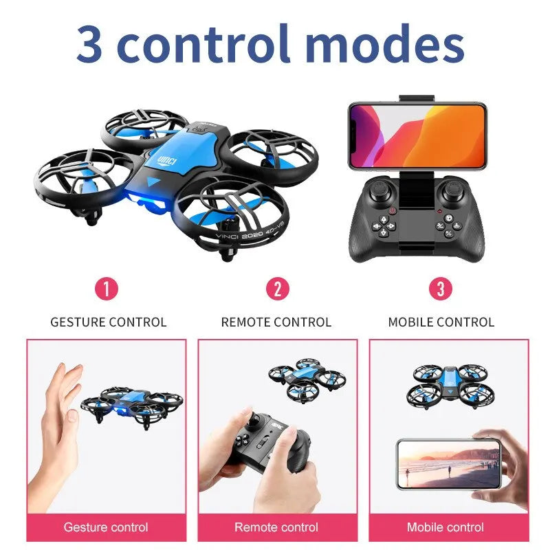 Mini dron z kamerą, trzy tryby sterowania
