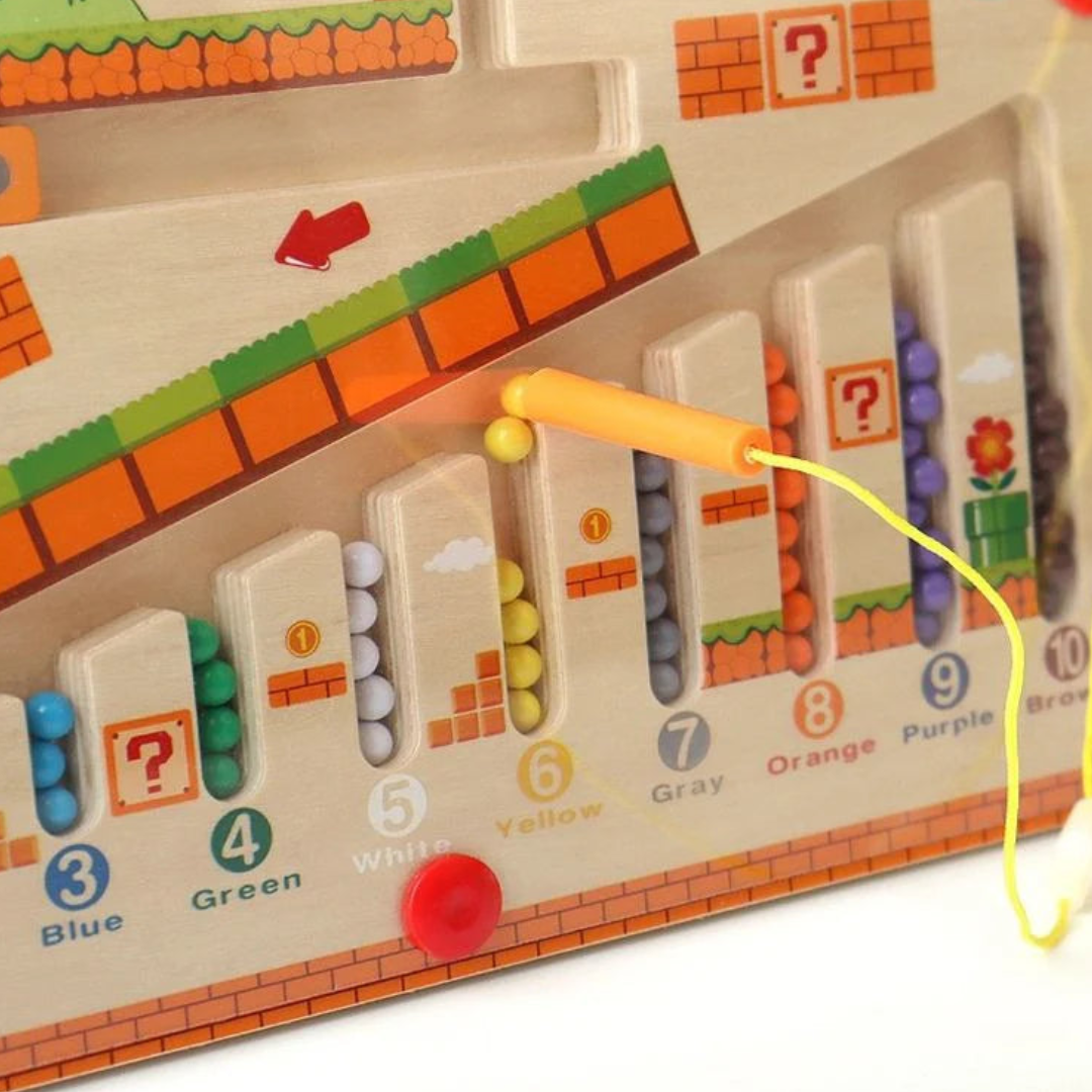 Montessori Labirynt Liczb i Kolorów – Nauka przez Zabawę dla Dzieci – widok produktu 5 | Kidartsy