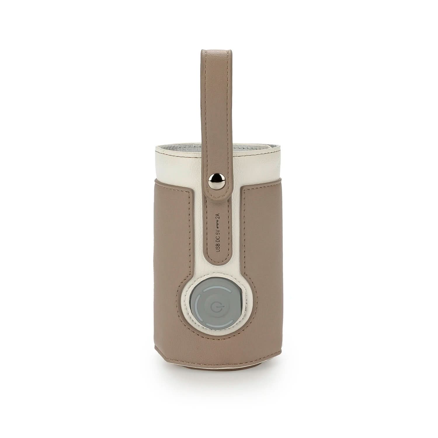 Podgrzewacz do butelek USB, brązowy