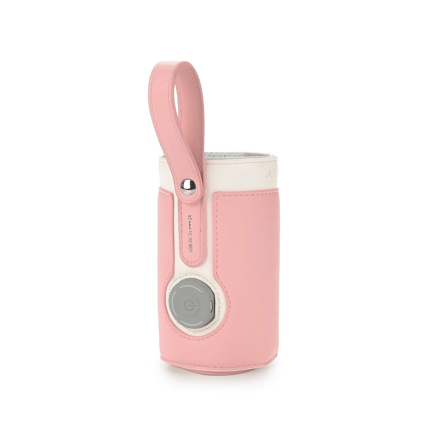 Podgrzewacz do butelek USB, różowy