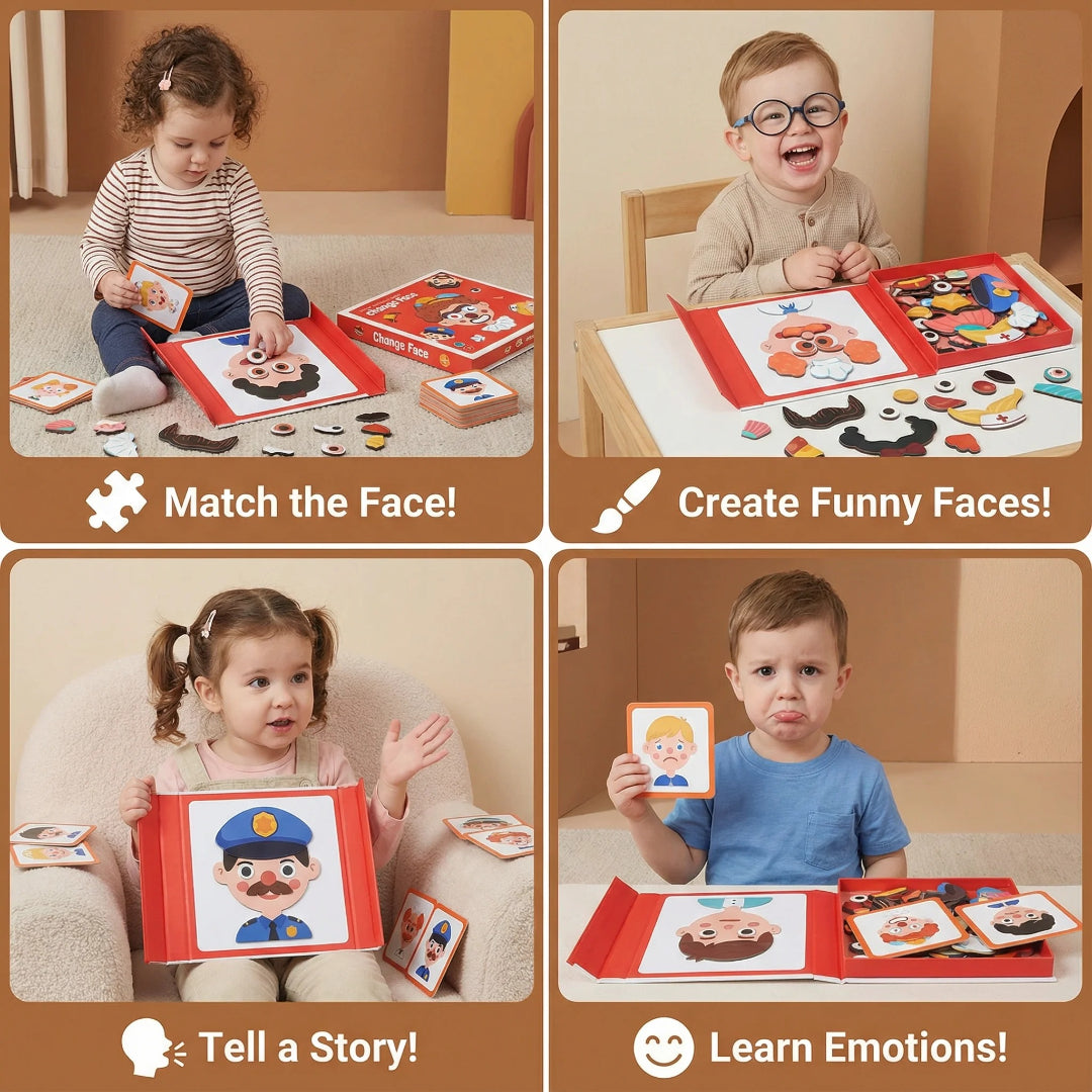 Puzzle do nauki emocji – widok produktu 4 | Kidartsy