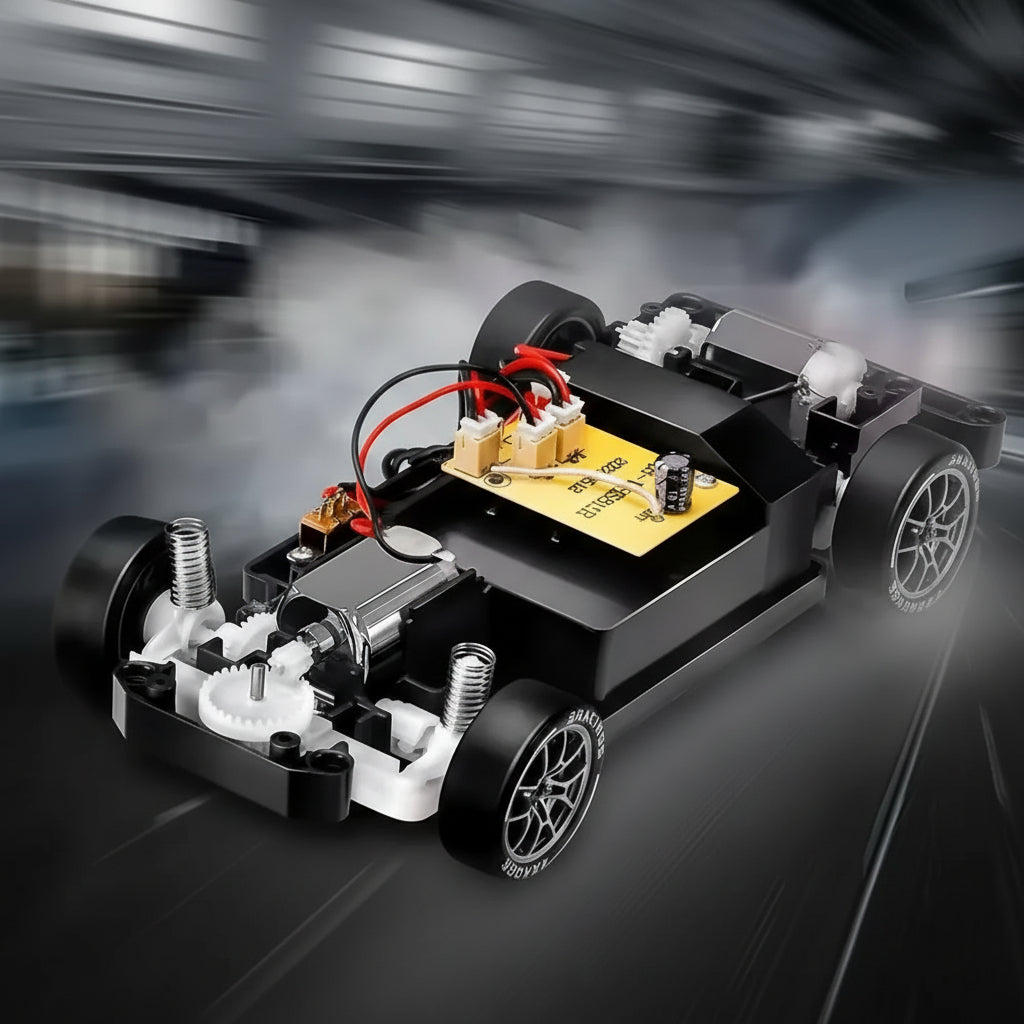Samochód zdalnie sterowany do driftu 1:24, podwozie modelu