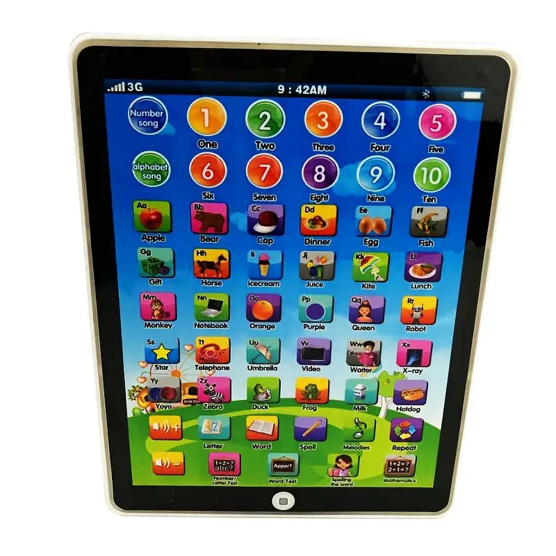 Tablet edukacyjny zabawka, tablet złoty