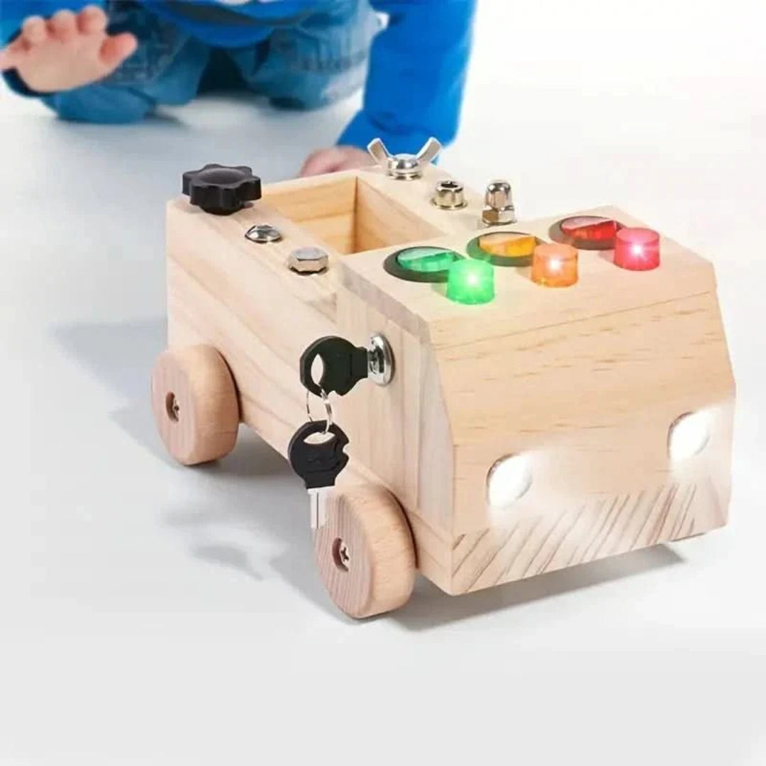 Tablica Sensoryczna Montessori – Interaktywna Zabawka Rozwijająca Motorykę – widok produktu 5 | Kidartsy