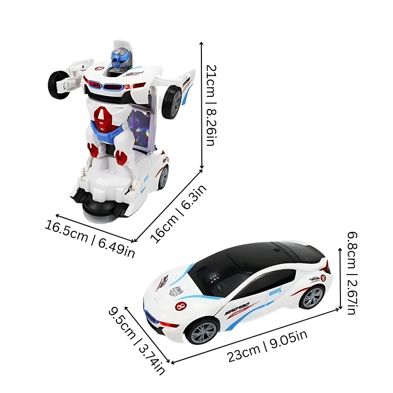Transformujący pojazd-robot – kreatywna zabawka dla dzieci – widok produktu 4 | Kidartsy