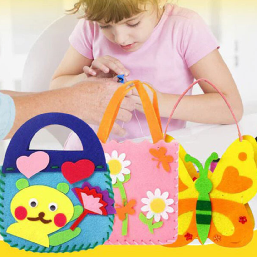 Zestaw do Szycia Torebki DIY – Kreatywna Zabawa dla Dzieci – widok produktu 8 | Kidartsy