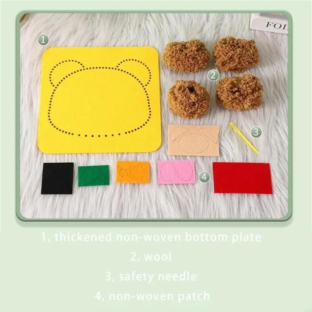 Zestaw Haftu DIY dla Lalek – Kreatywna Zabawa Ręczna dla Dzieci