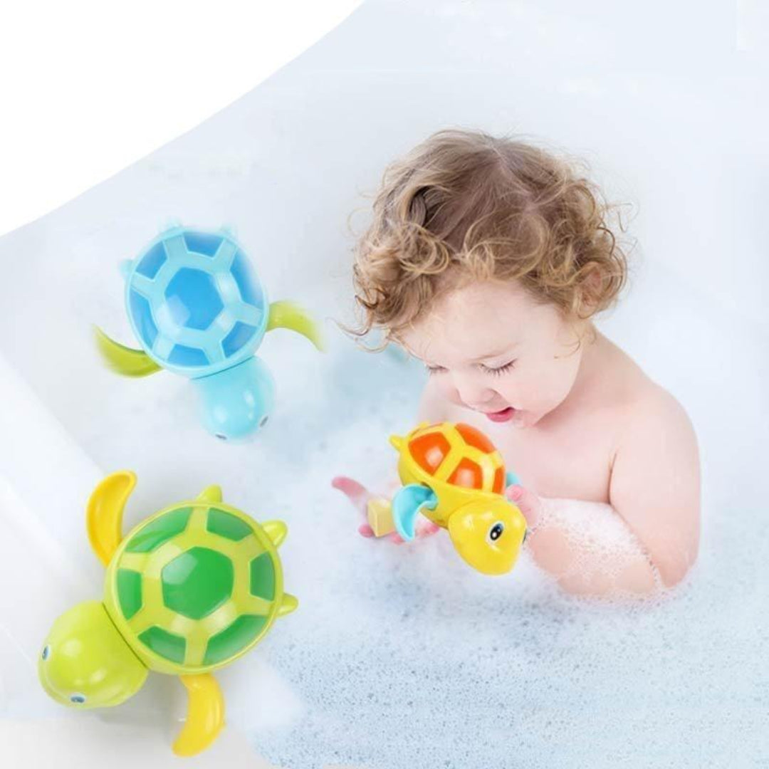 Żółw do kąpieli, mechaniczna nakręcana zabawka wodna
