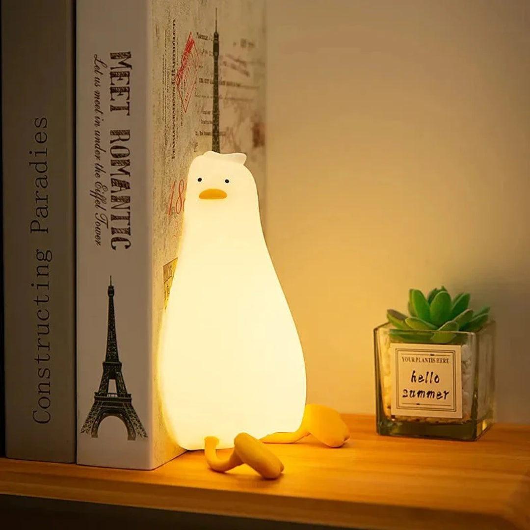 Silikonowa lampka nocna, ładowana lampka z miękkim światłem