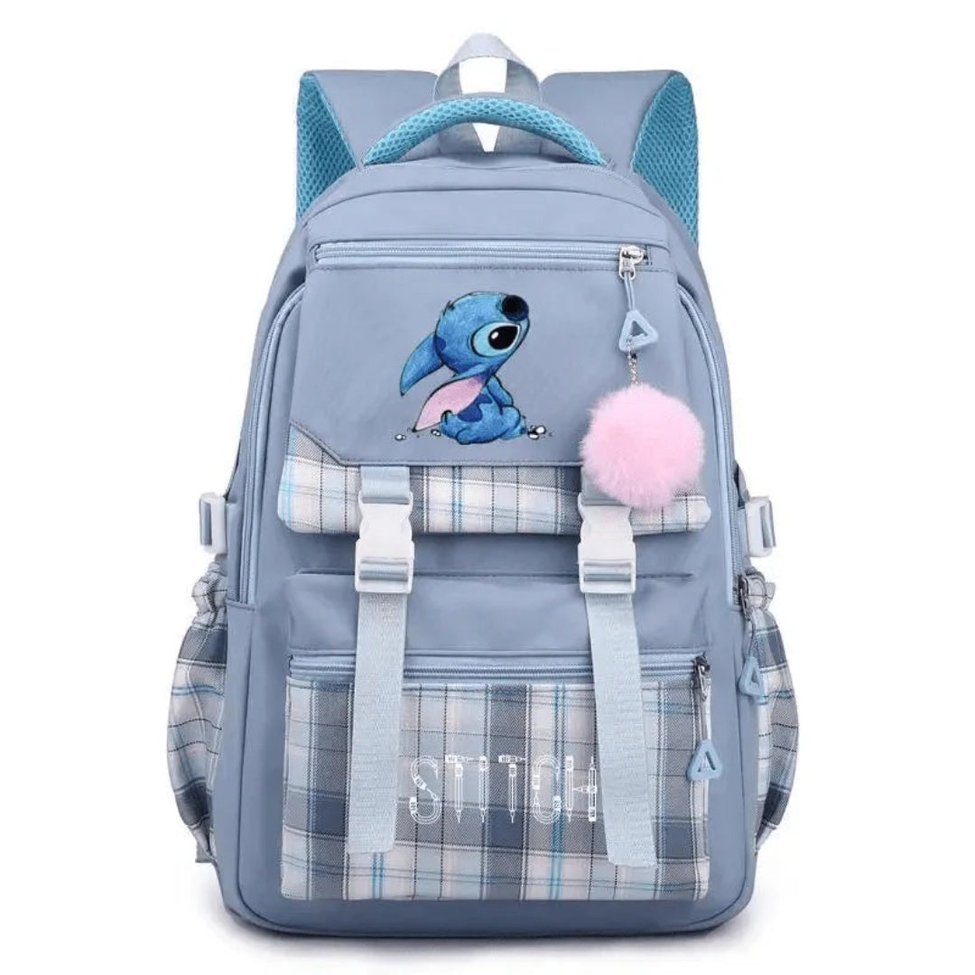 Plecak szkolny o dużej pojemności, torba Stitch