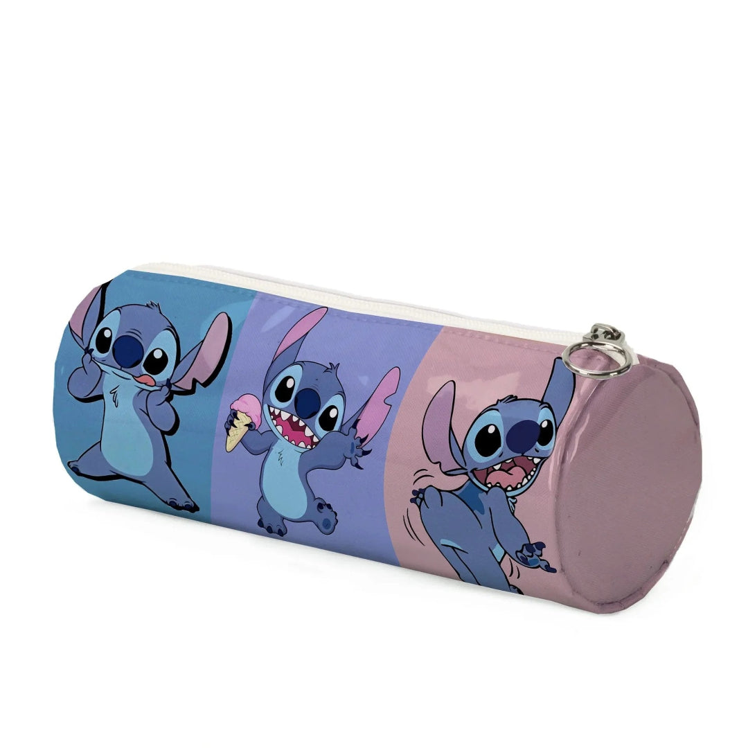 Piórnik cylindryczny, wzór Stitch