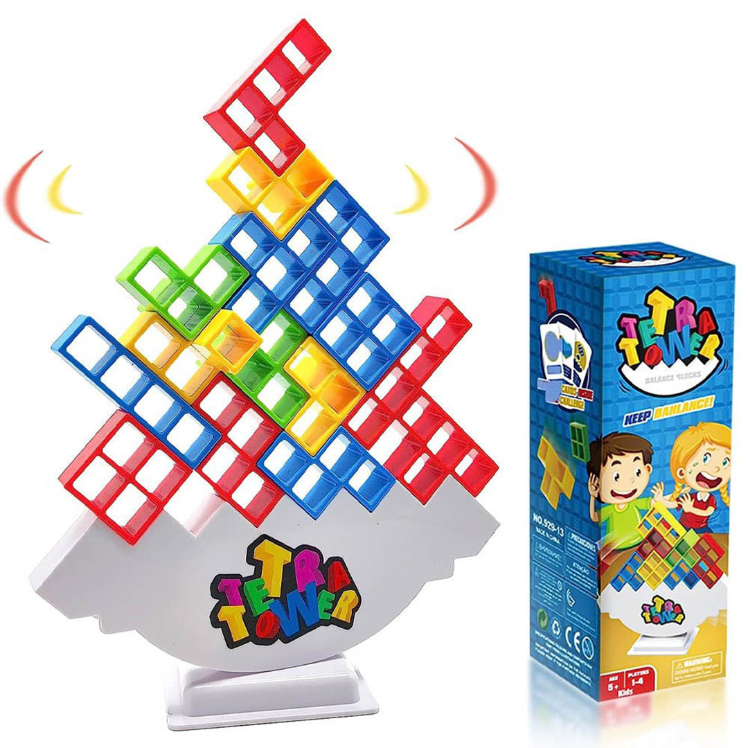 Wieża Balansująca Tetris – Układanie i Logika dla Dzieci