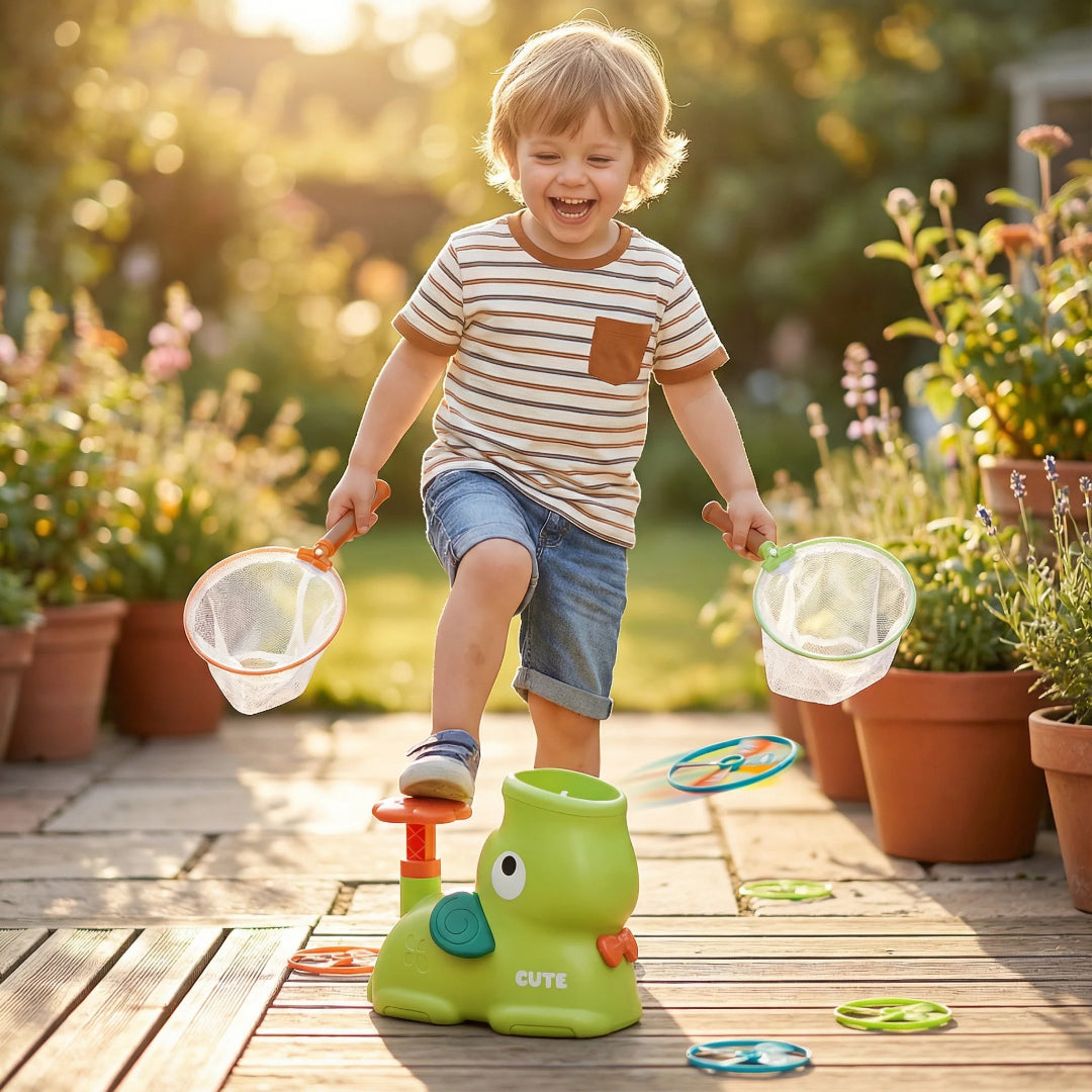 Wyrzutnia dysków, zabawka na świeże powietrze