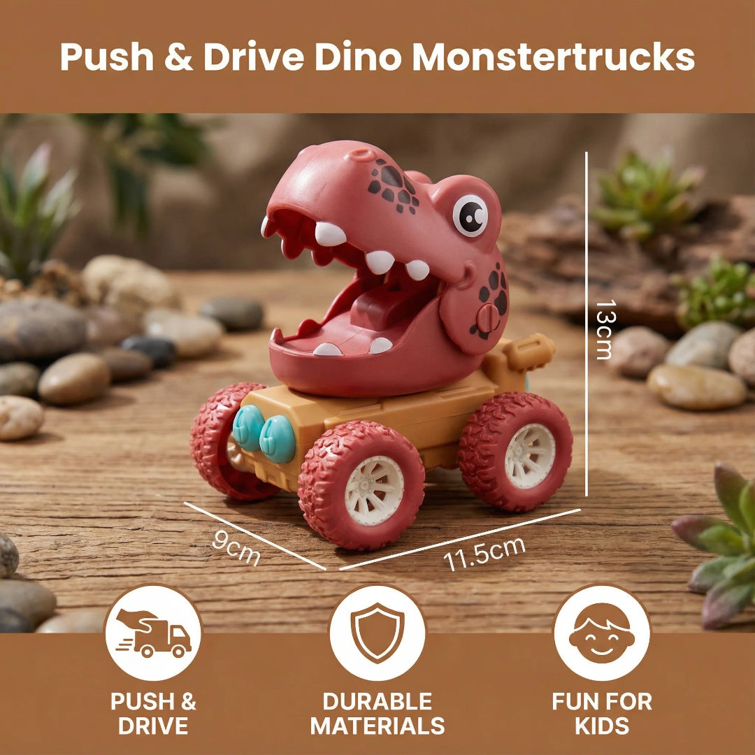 Samochód dinozaur monster truck, napęd cierny