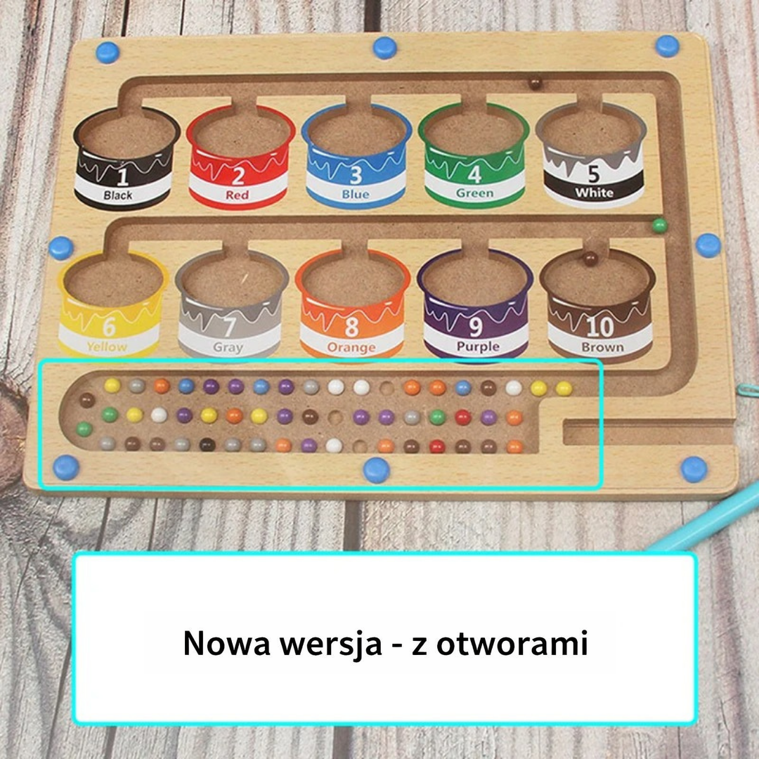 Edukacyjny Magnetyczny Labirynt – Zabawna Gra Logiczna dla Dzieci