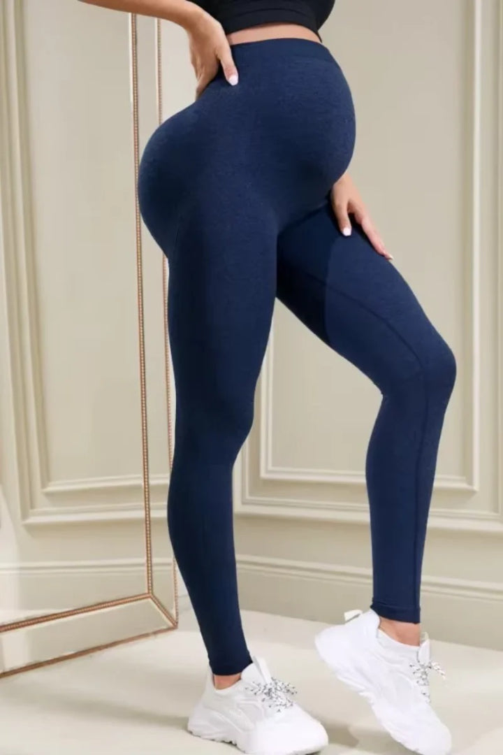 Legginsy ciążowe, wysoki stan, wsparcie