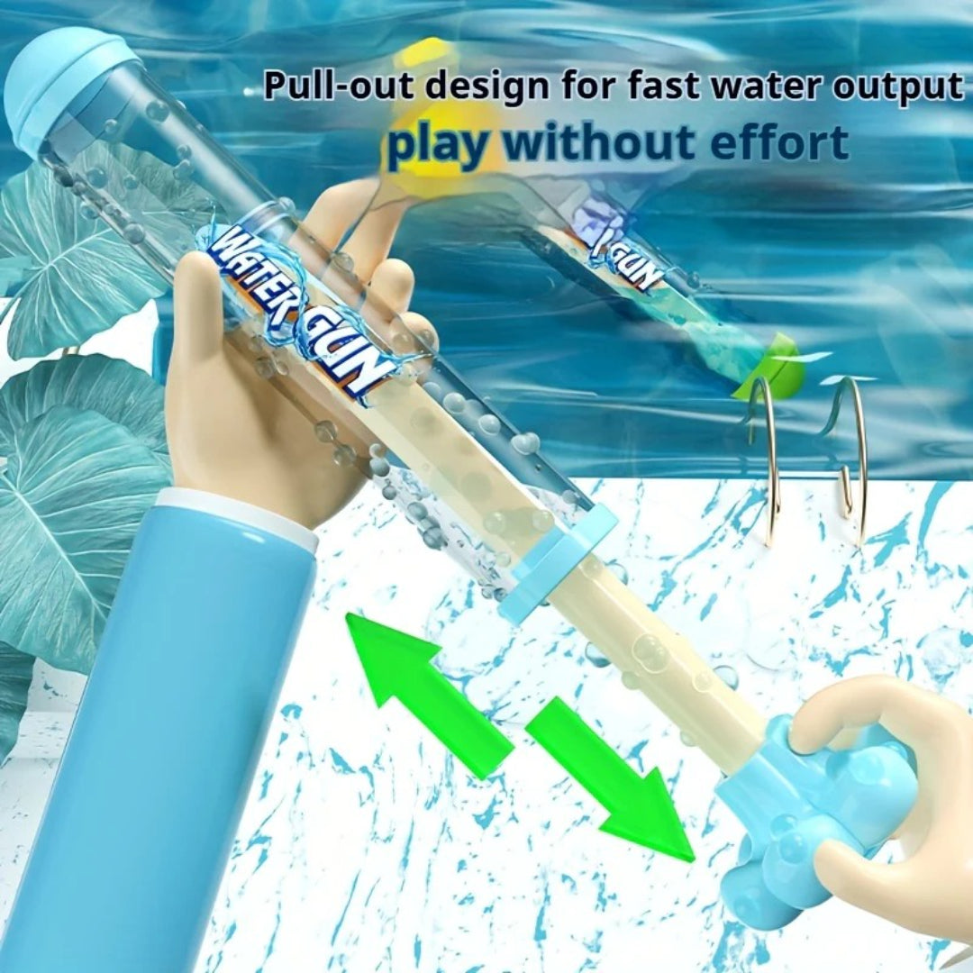 Zestaw armatek wodnych, 4-pak zabawek do spryskiwania wodą z PVC