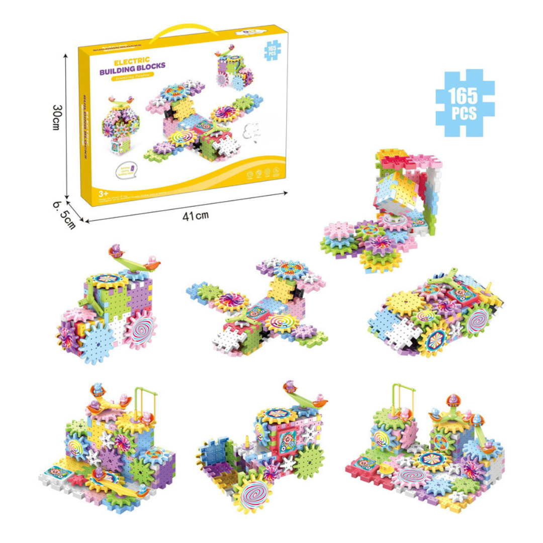 Obrotowe Klocki Konstrukcyjne – Kreatywna Zabawka