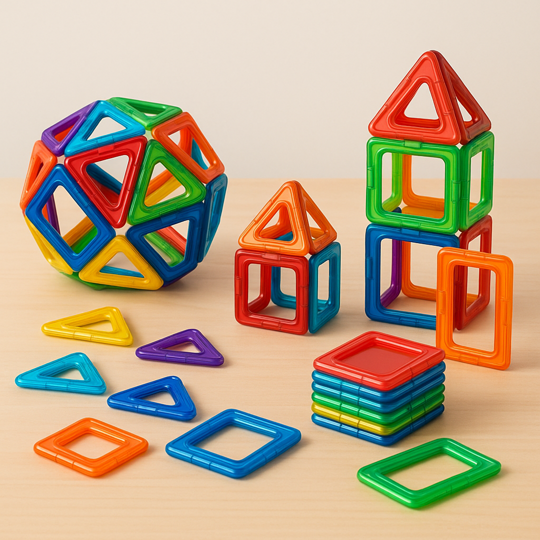 Magnetyczny Zestaw Konstrukcyjny – Magnetyczne Kształty do Kreatywnej Zabawy