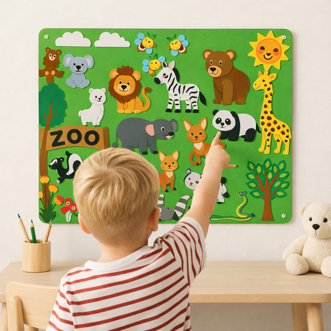 Tablica filcowa dla dzieci – Niekończąca się zabawa w odkrywanie i kreatywność