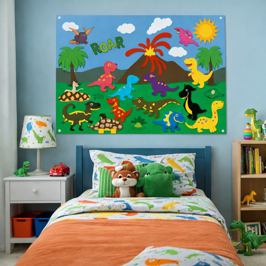 Tablica filcowa dla dzieci – Niekończąca się zabawa w odkrywanie i kreatywność