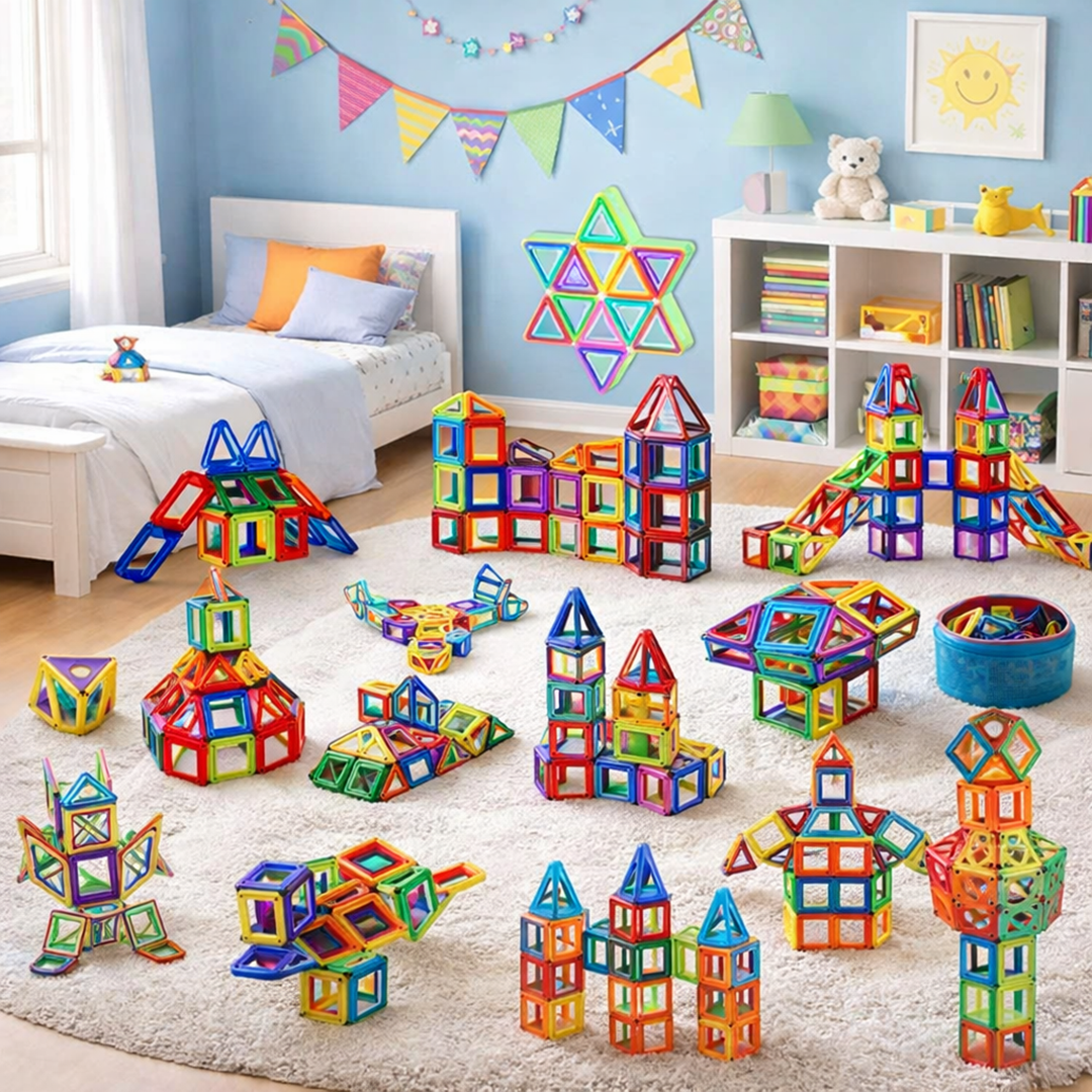 Magnetyczne klocki – Rozwijaj swoją kreatywność dzięki płytkom konstrukcyjnym