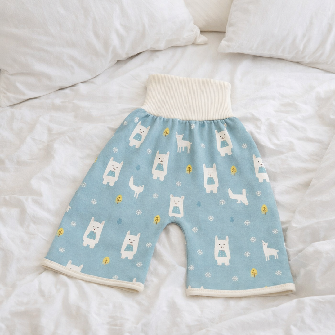 Treningowe majtki dla niemowląt – wielorazowe majtki do nauki korzystania z nocnika z zabawnym akcentem