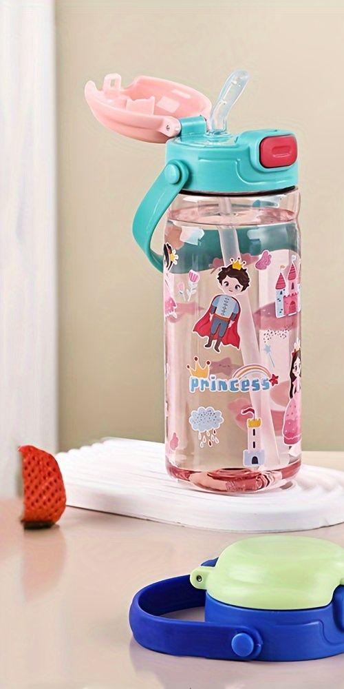 Butelka dla dzieci 550 ml, wzór pojazdy lub syrenka, z rietje