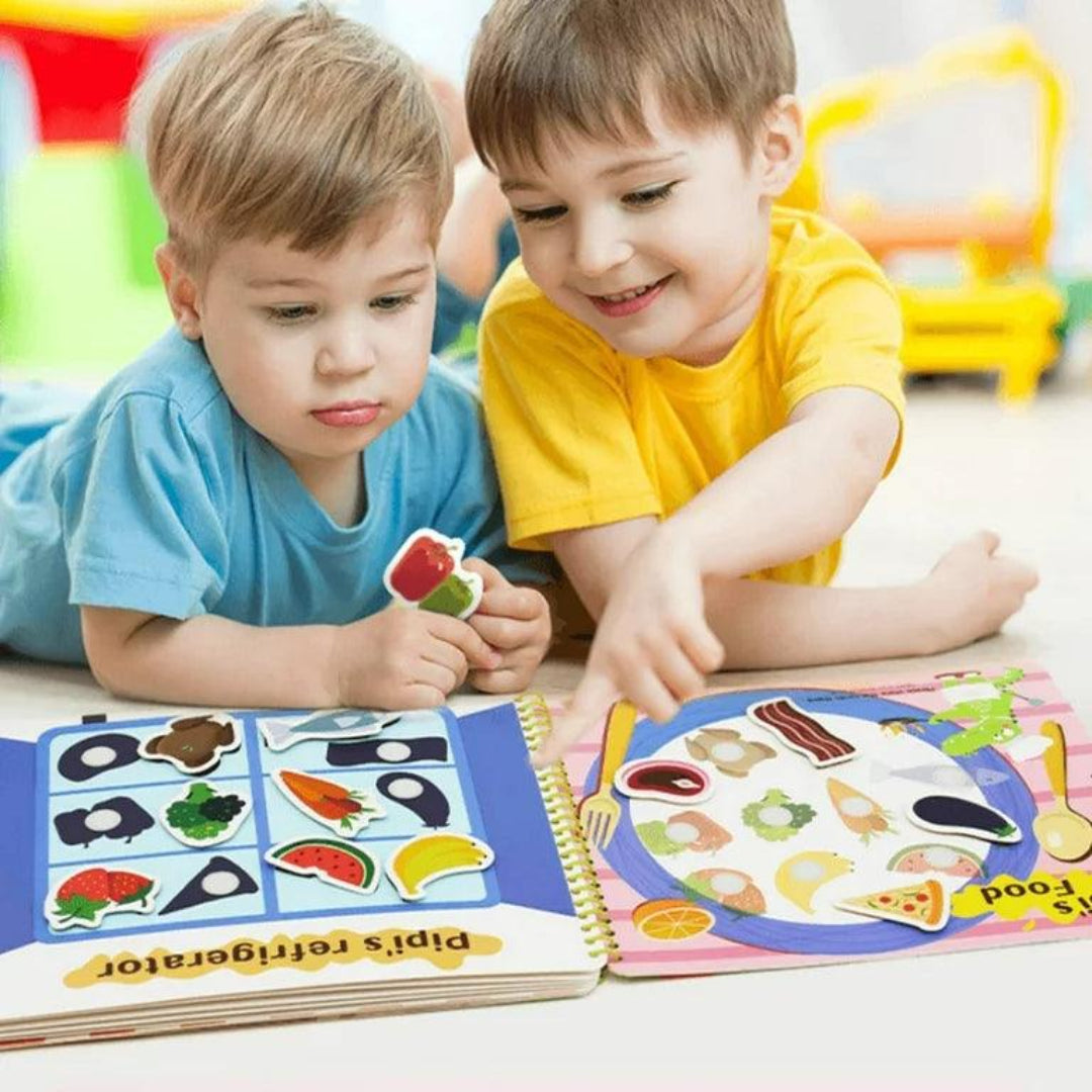 Książka aktywności dla dzieci, edukacyjny zeszyt