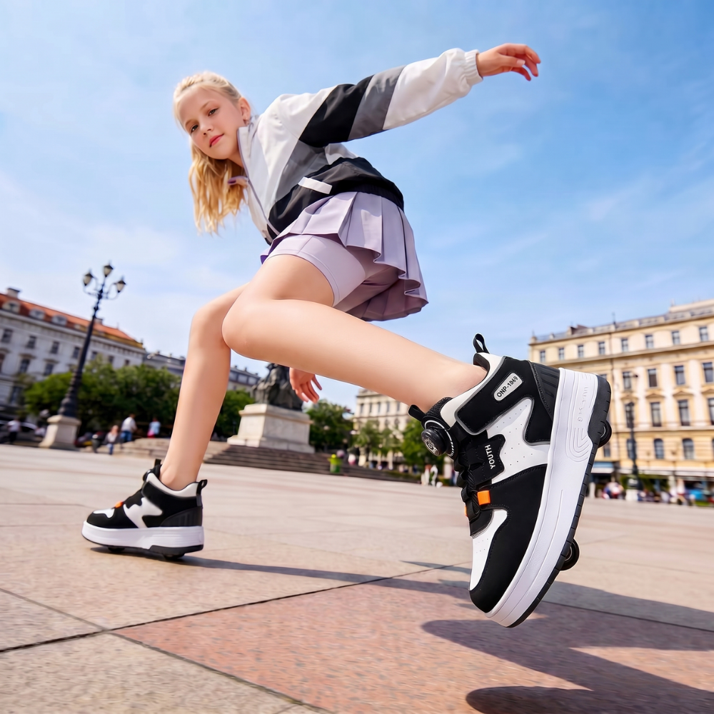 Regulowane sneakersy dla dzieci – rosną razem ze stopą