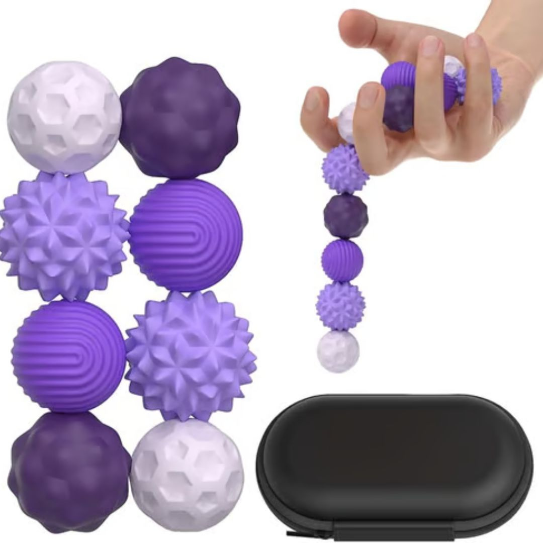 Zestaw magnetycznych piłeczek antystresowych, zabawki sensoryczne fidget