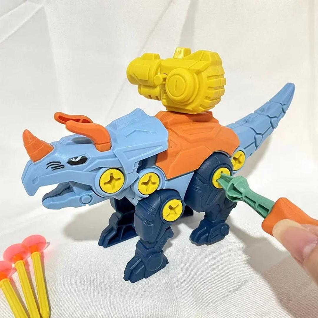 Zestaw Dinozaurów do Skręcania z Przyssawką – Kreatywna Zabawa Konstrukcyjna