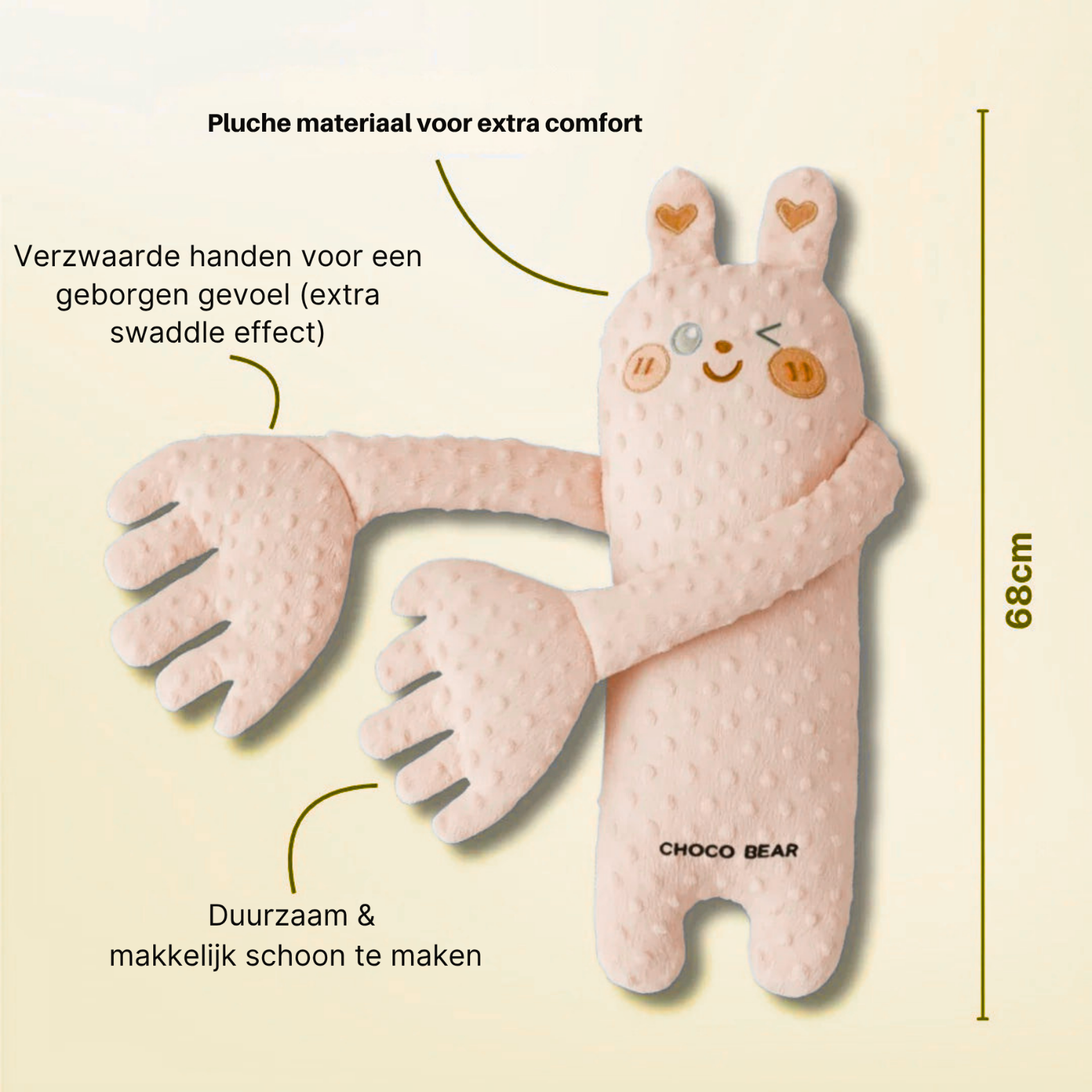 Plush teddy bear that helps put the baby to sleep – it rocks and soothes the little one to sleep.
