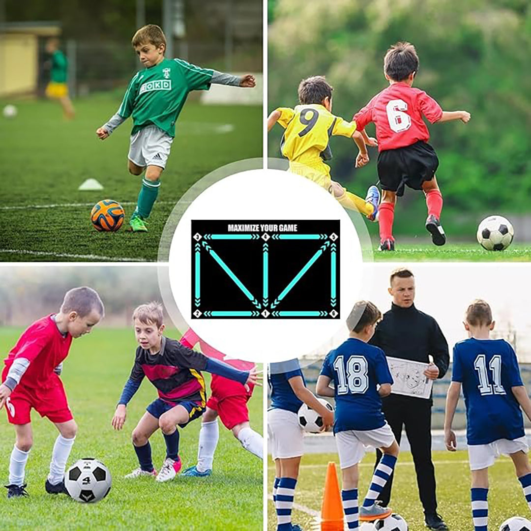 Mata treningowa do piłki nożnej – antypoślizgowa, do ćwiczeń technicznych