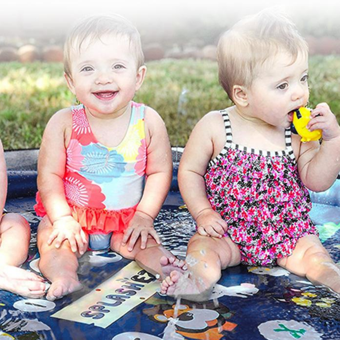 Dmuchana mata wodna do zabawy, sensoryczna aktywność tummy time