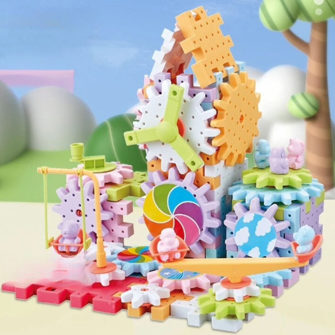 Obrotowe Klocki Konstrukcyjne – Kreatywna Zabawka