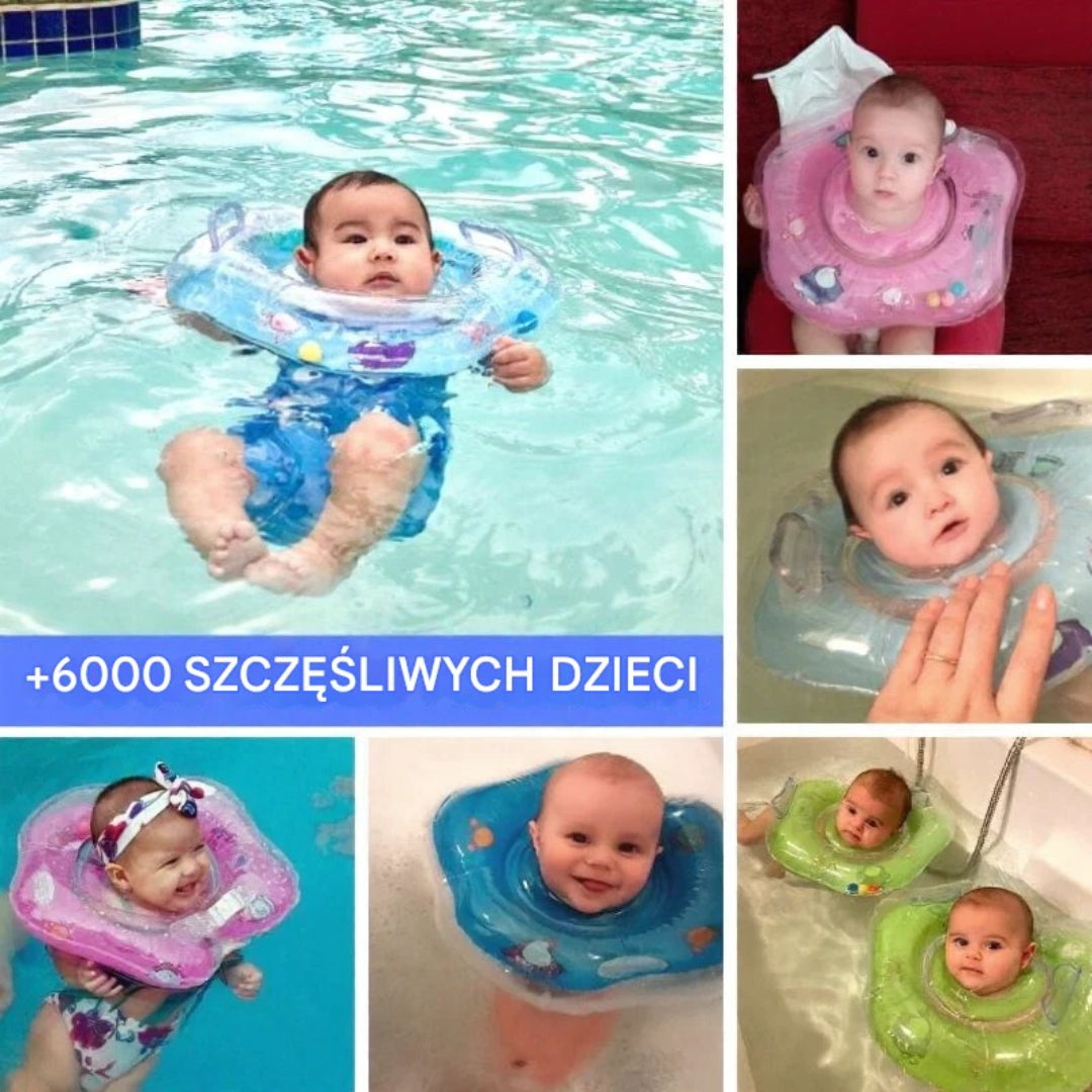 Koło do pływania dla niemowląt, bezpieczne dmuchane siedzisko