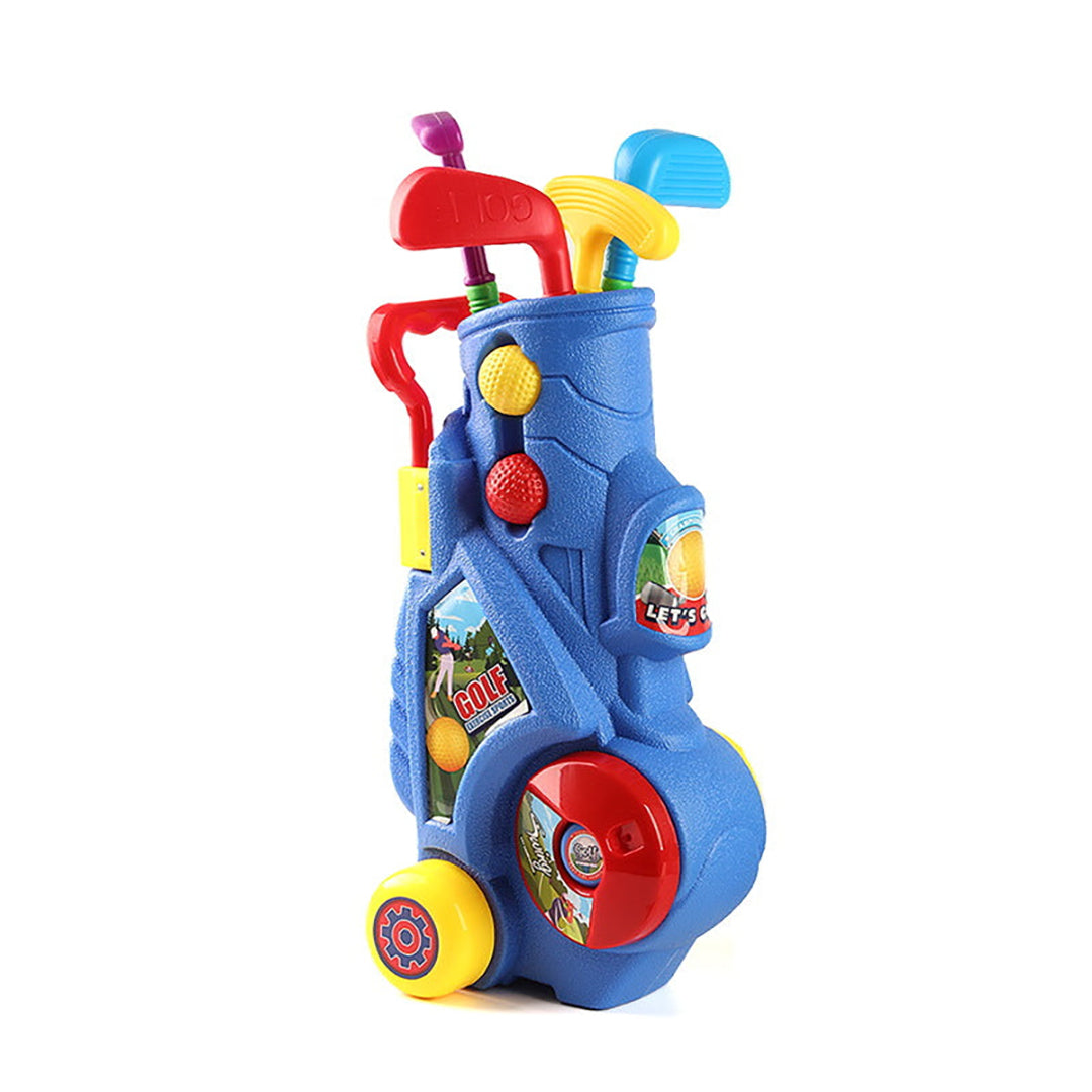 Zestaw do gry w golfa dla dzieci – wózek na kółkach
