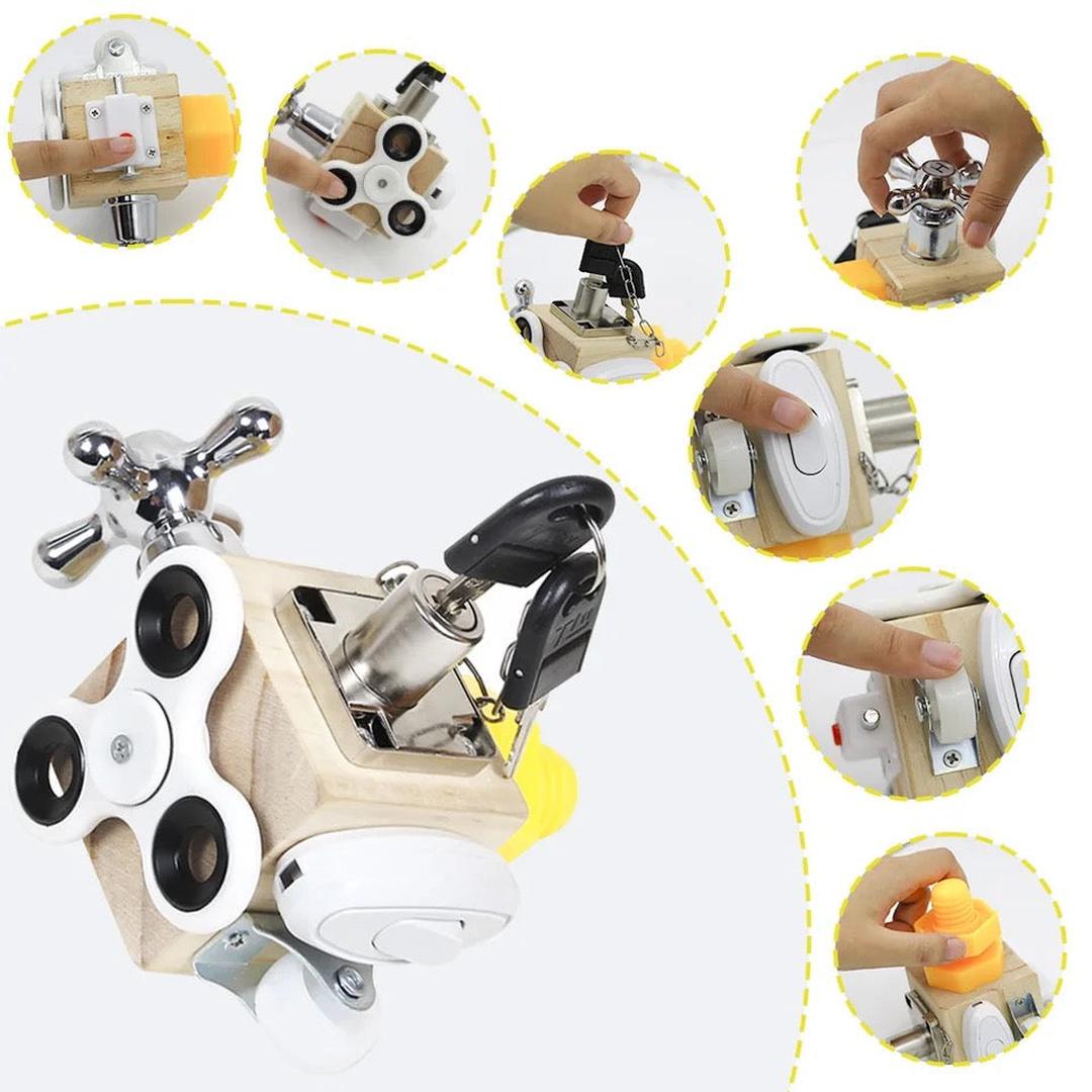 Kostka Edukacyjna dla Dzieci – Wielofunkcyjna Zabawka Aktywnościowa