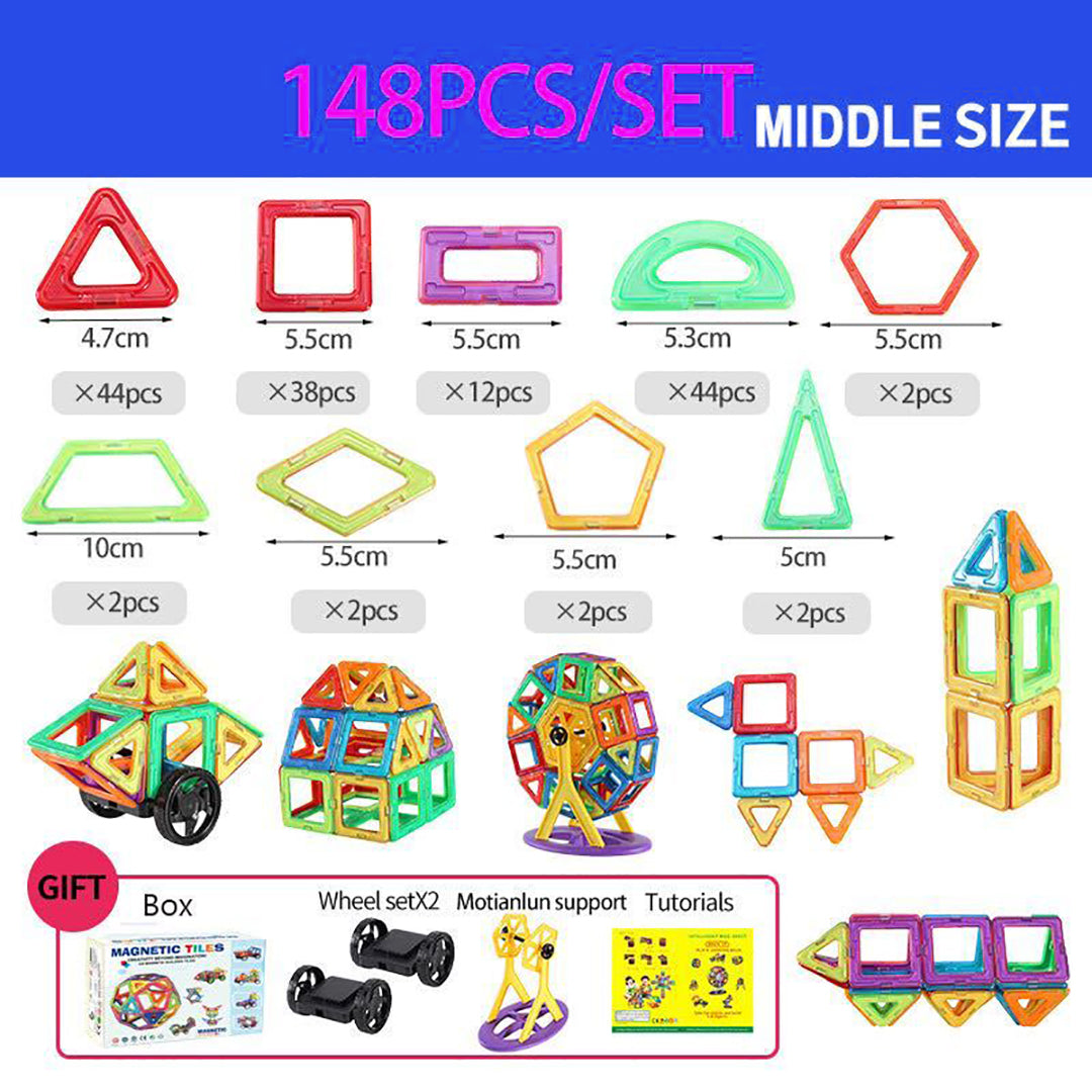 Magnetyczne klocki – Rozwijaj swoją kreatywność dzięki płytkom konstrukcyjnym